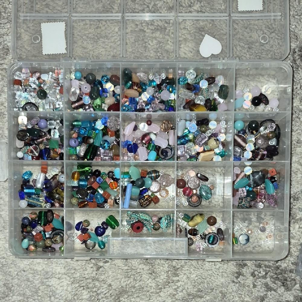 Multi-Color  High High quality beads for making jewelry With Storage Organizer